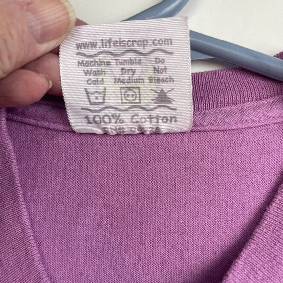 3 for $25-Life Is Crap Official Out Of Wine Unisex T-Shirt Size L - Picture 4 of 9